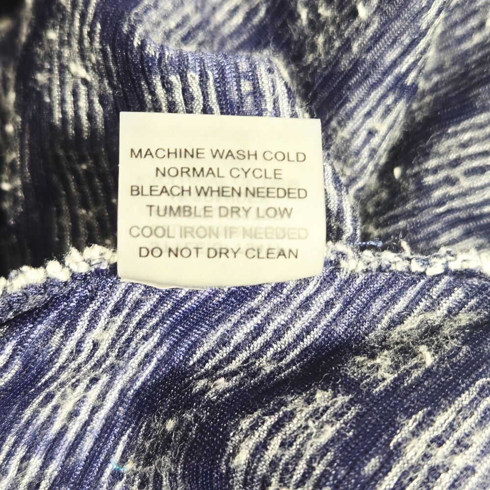 Pixley Navy & White Midi Dress 2x - Picture 8 of 9